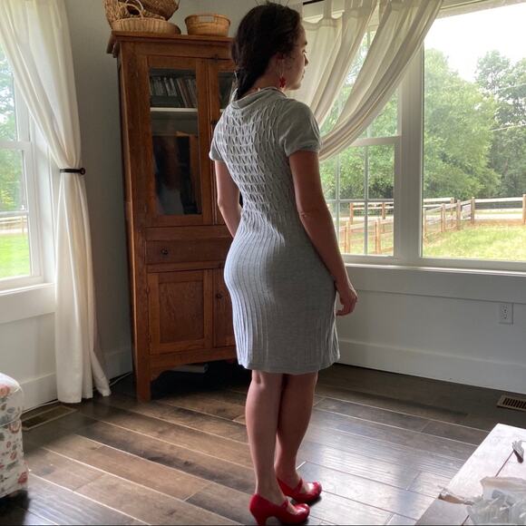 Banana Republic Grey Sweater Dress, Size S - Picture 2 of 7